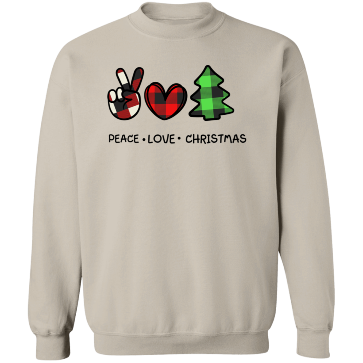 Peace Love Christmas Sweatshirt