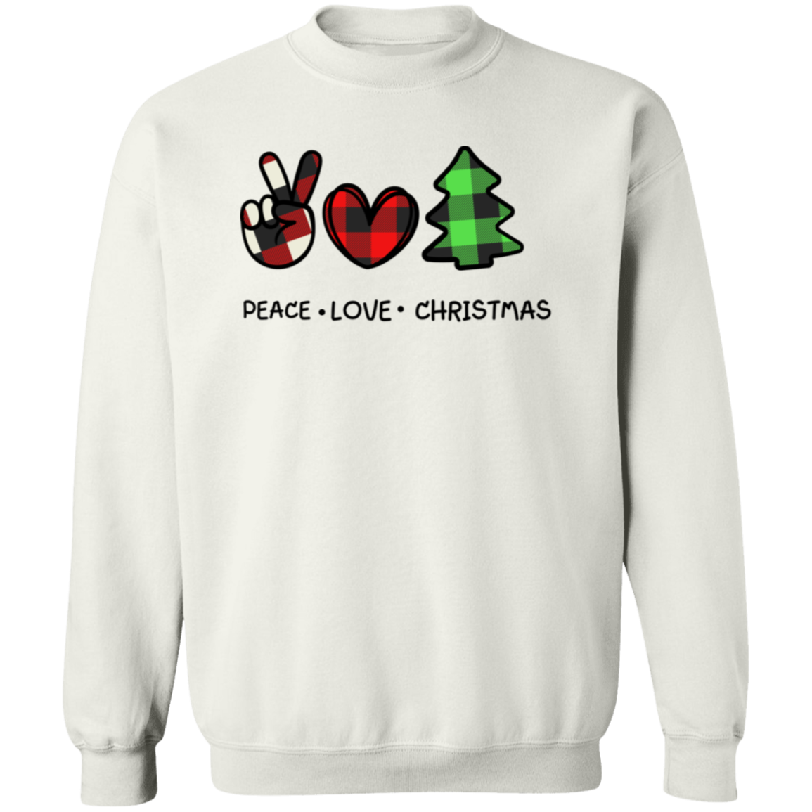 Peace Love Christmas Sweatshirt