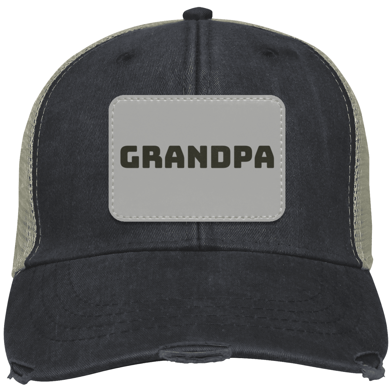 Grandpa Distressed Cap w/ Patch