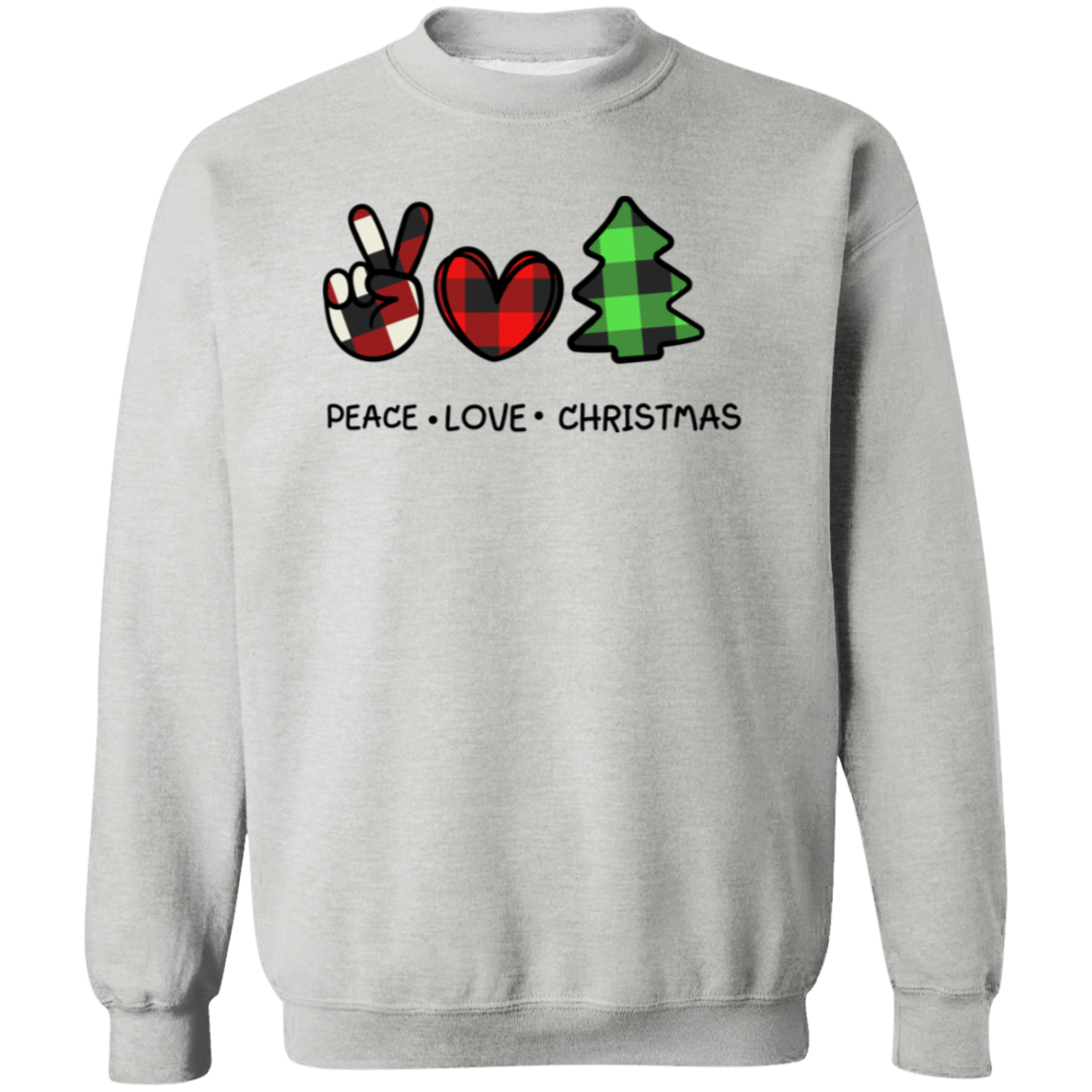 Peace Love Christmas Sweatshirt