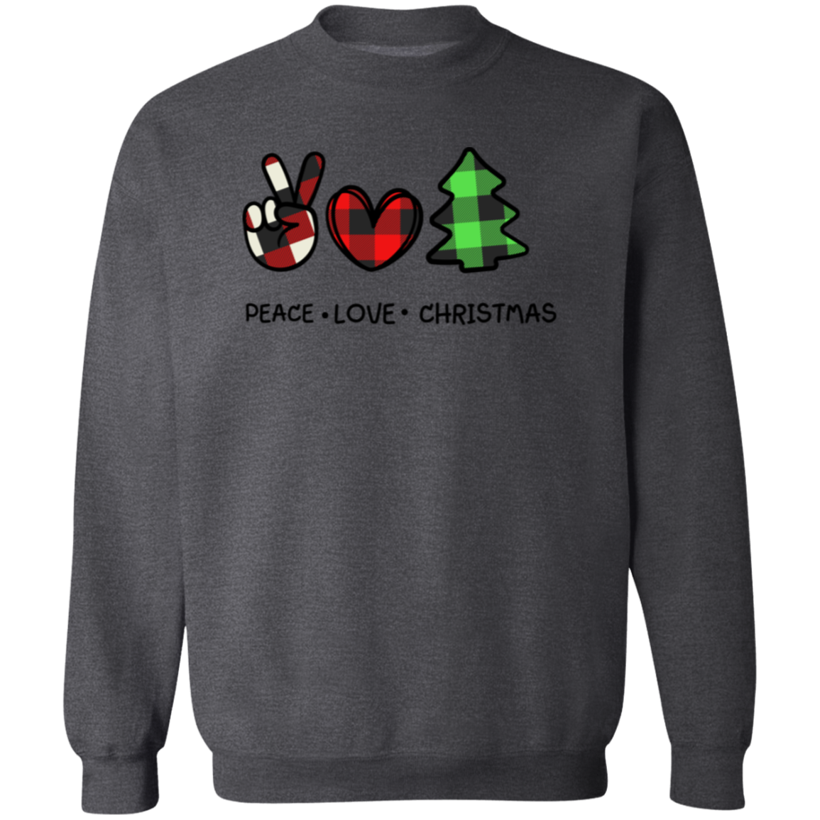 Peace Love Christmas Sweatshirt