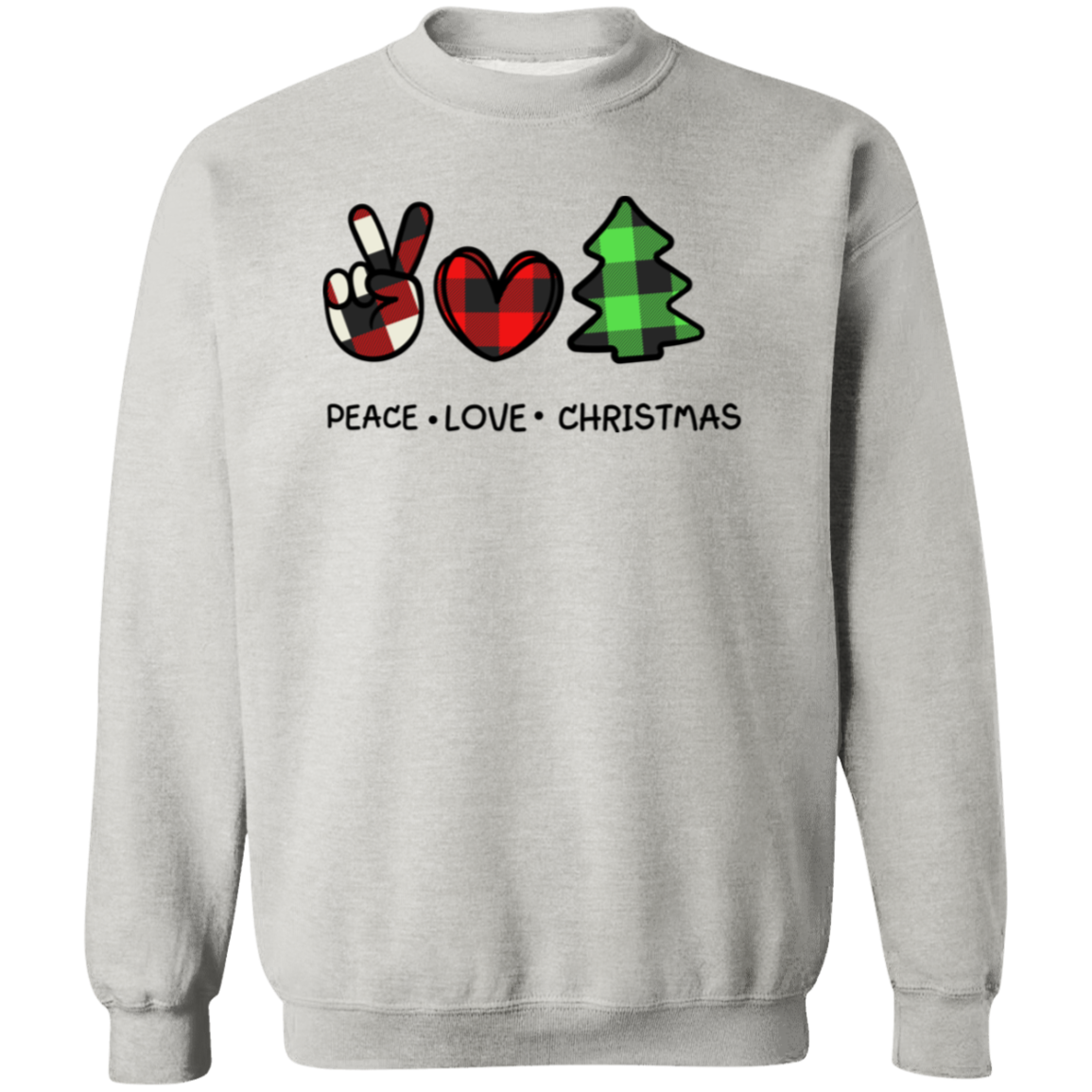 Peace Love Christmas Sweatshirt