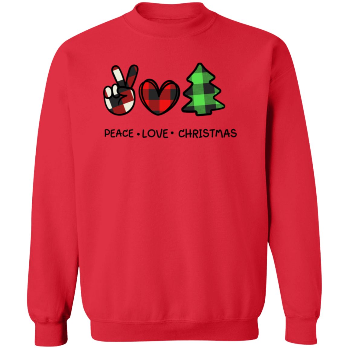 Peace Love Christmas Sweatshirt