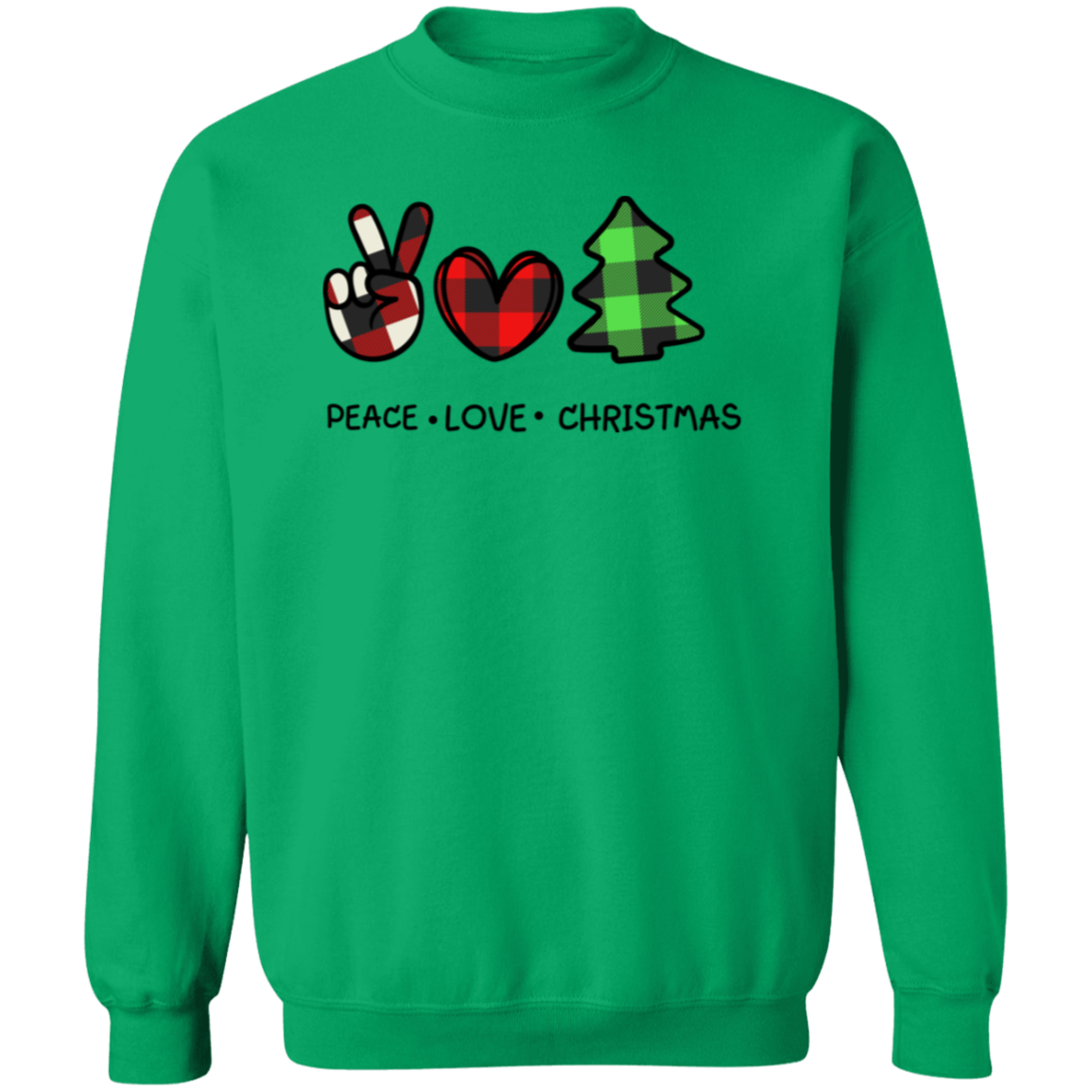 Peace Love Christmas Sweatshirt