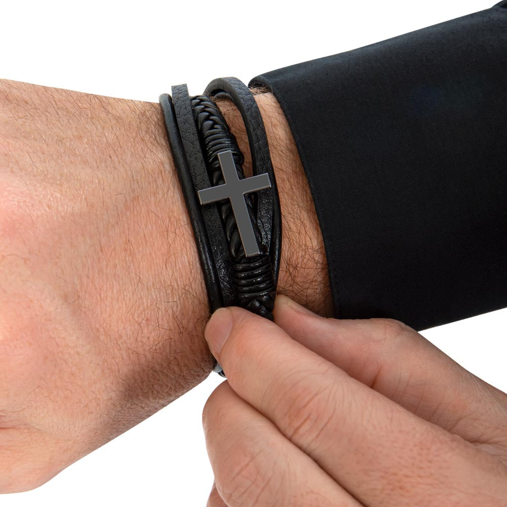 To My Man | Cross Bracelet
