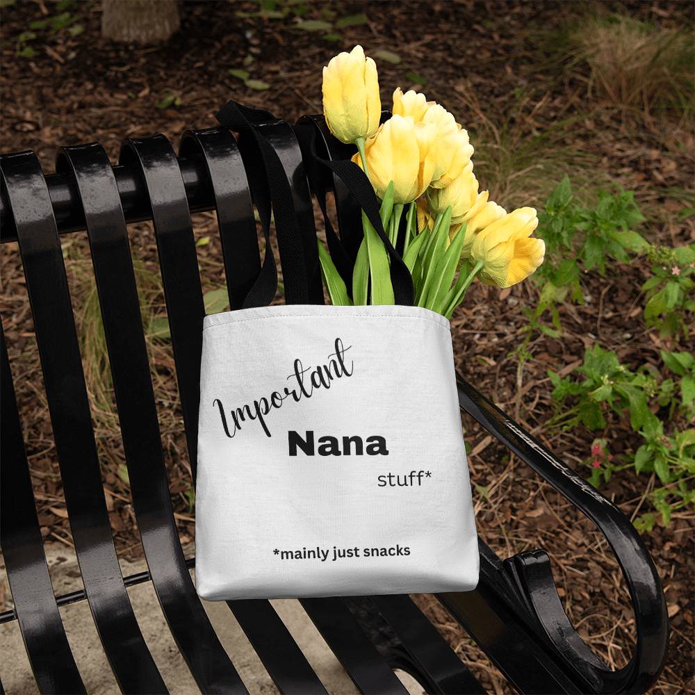 Important Nana Stuff Tote Bag