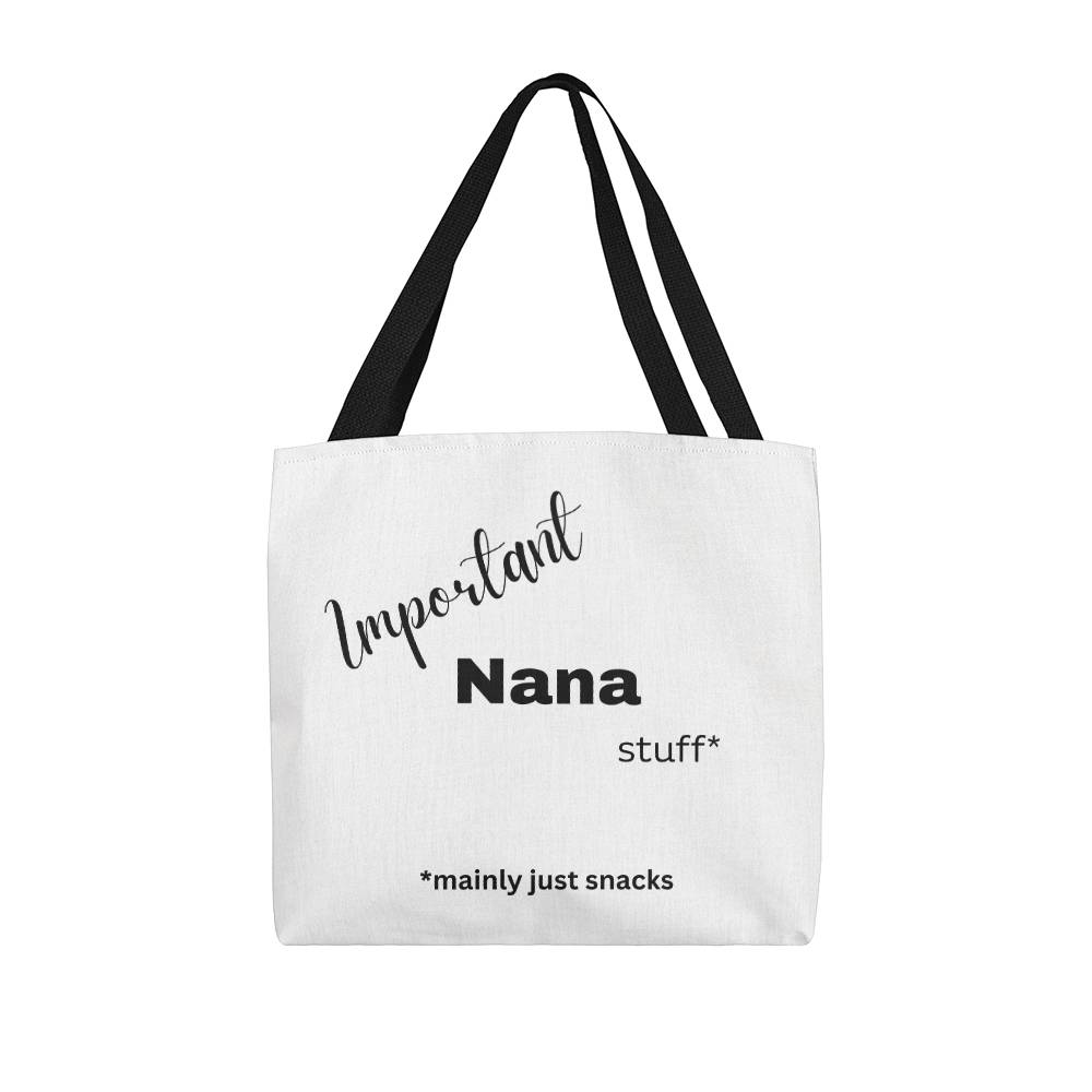 Important Nana Stuff Tote Bag