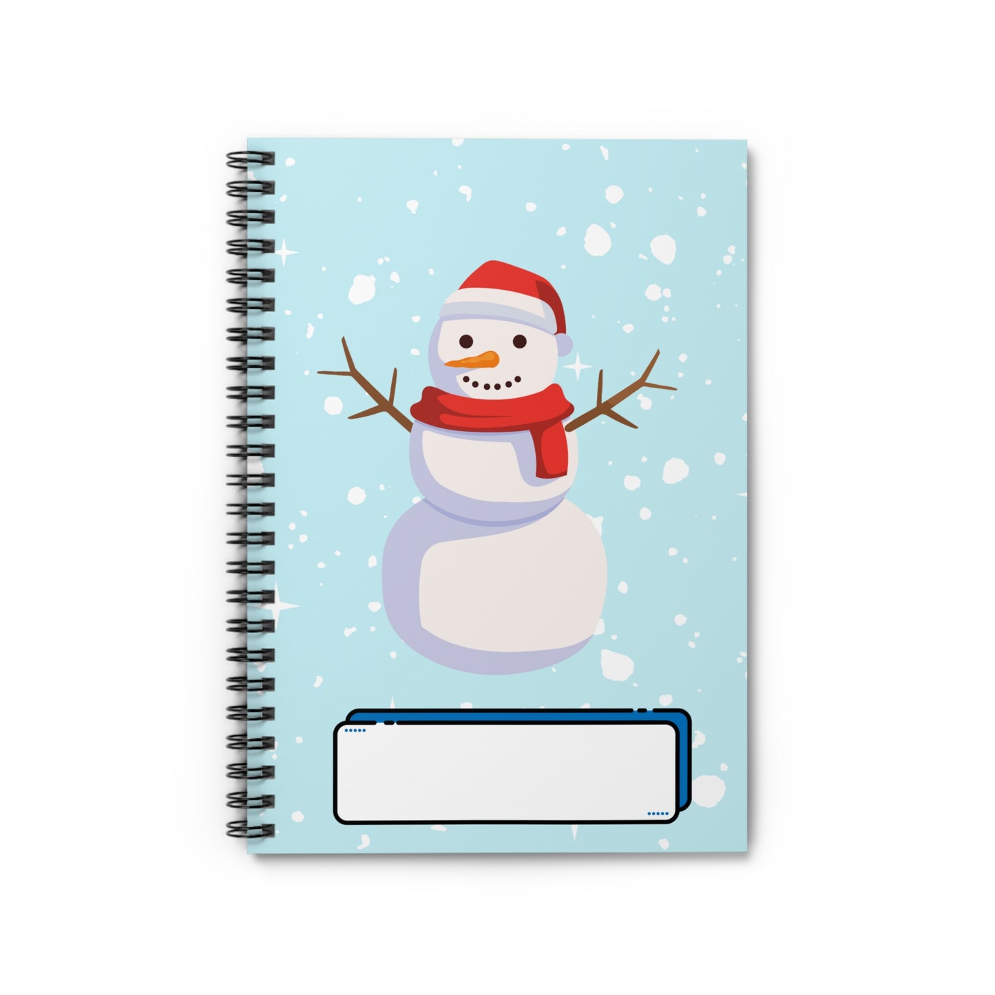 Children's Christmas Spiral Notebook - Snowman