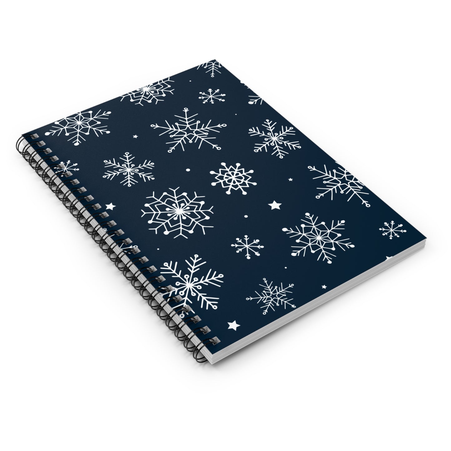 Snowflakes Spiral Notebook