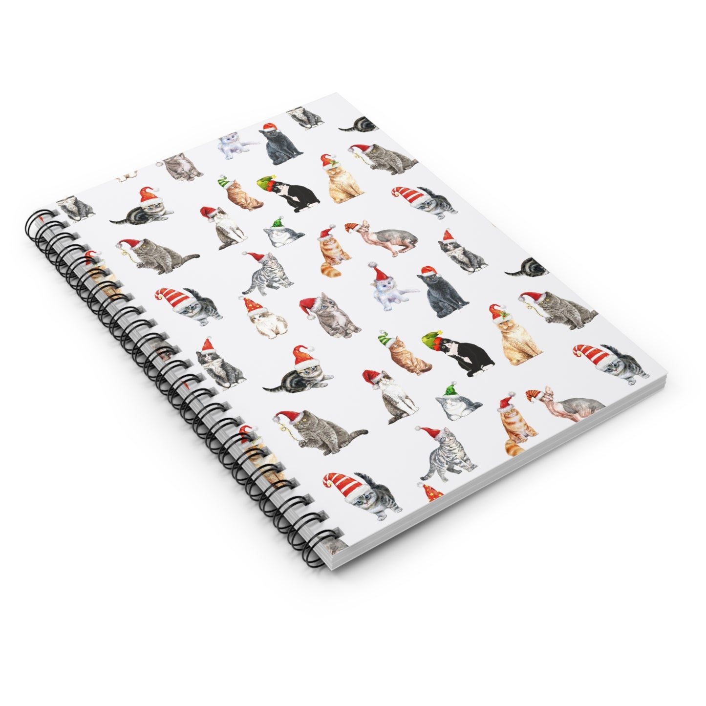 Christmas Cats Spiral Notebook