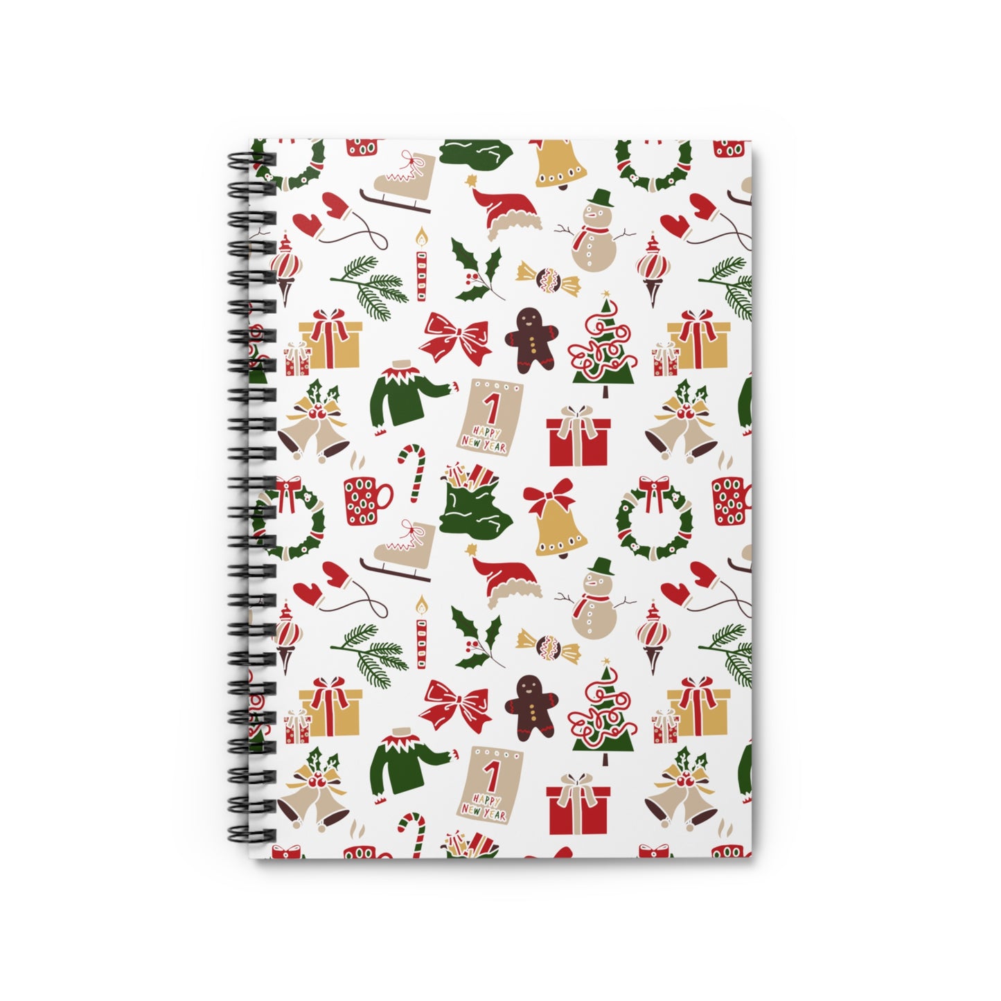 Christmas Things Spiral Notebook