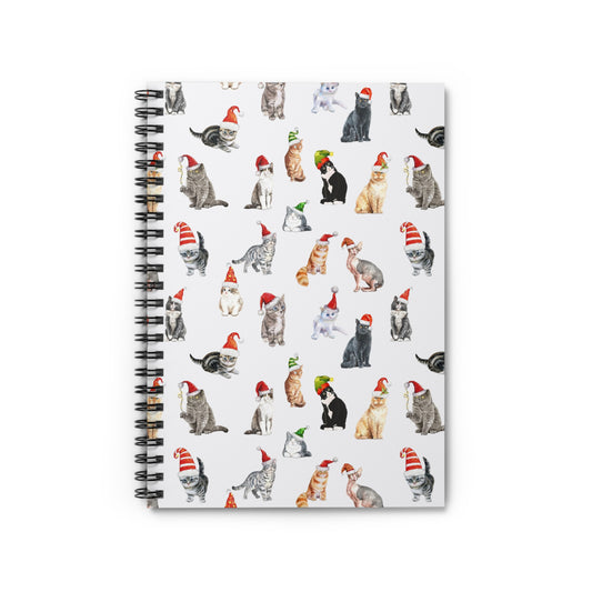 Christmas Cats Spiral Notebook