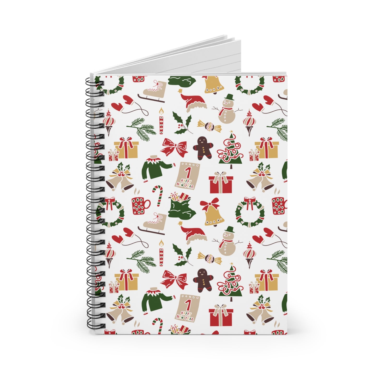 Christmas Things Spiral Notebook