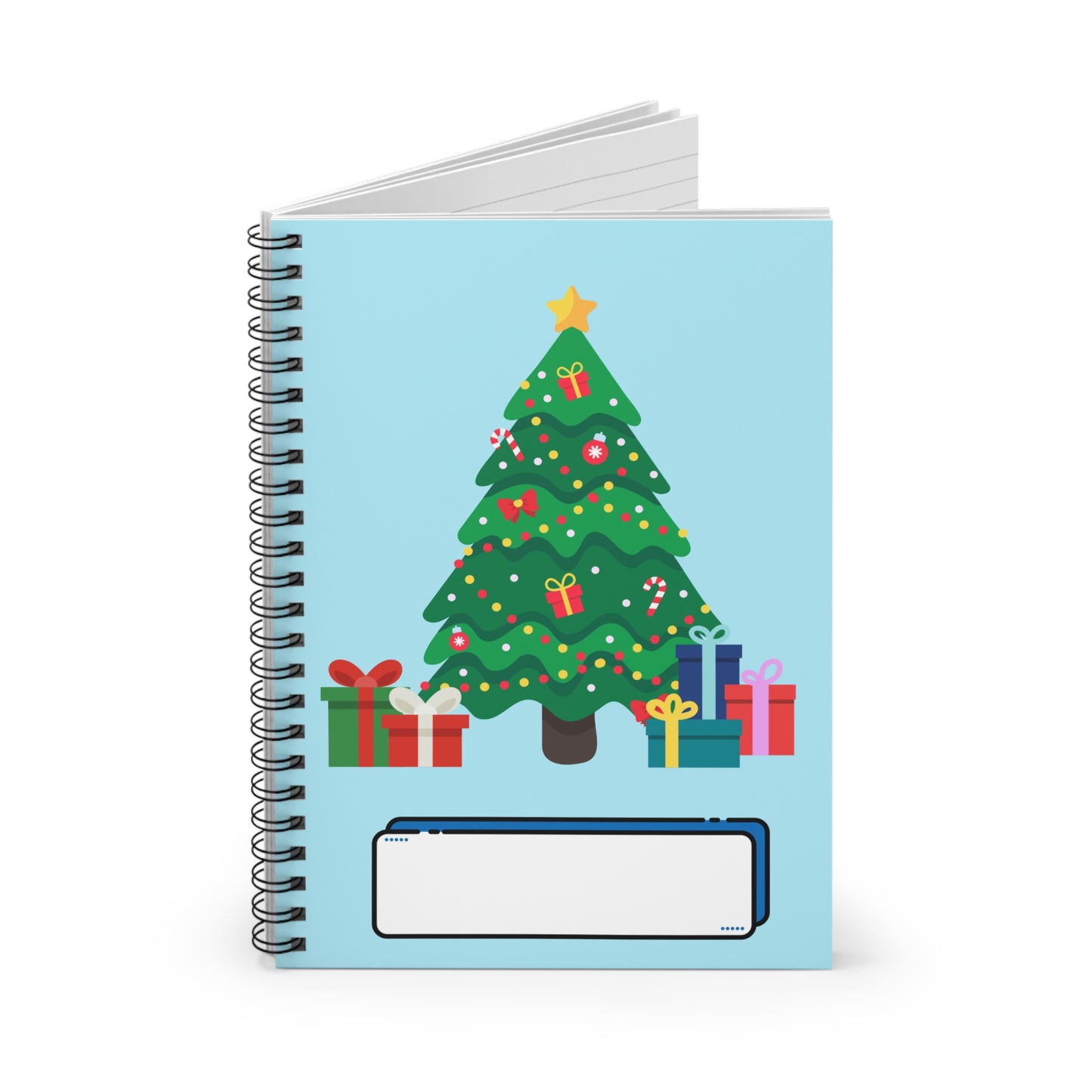 Children's Christmas Spiral Notebook - Christmas Tree