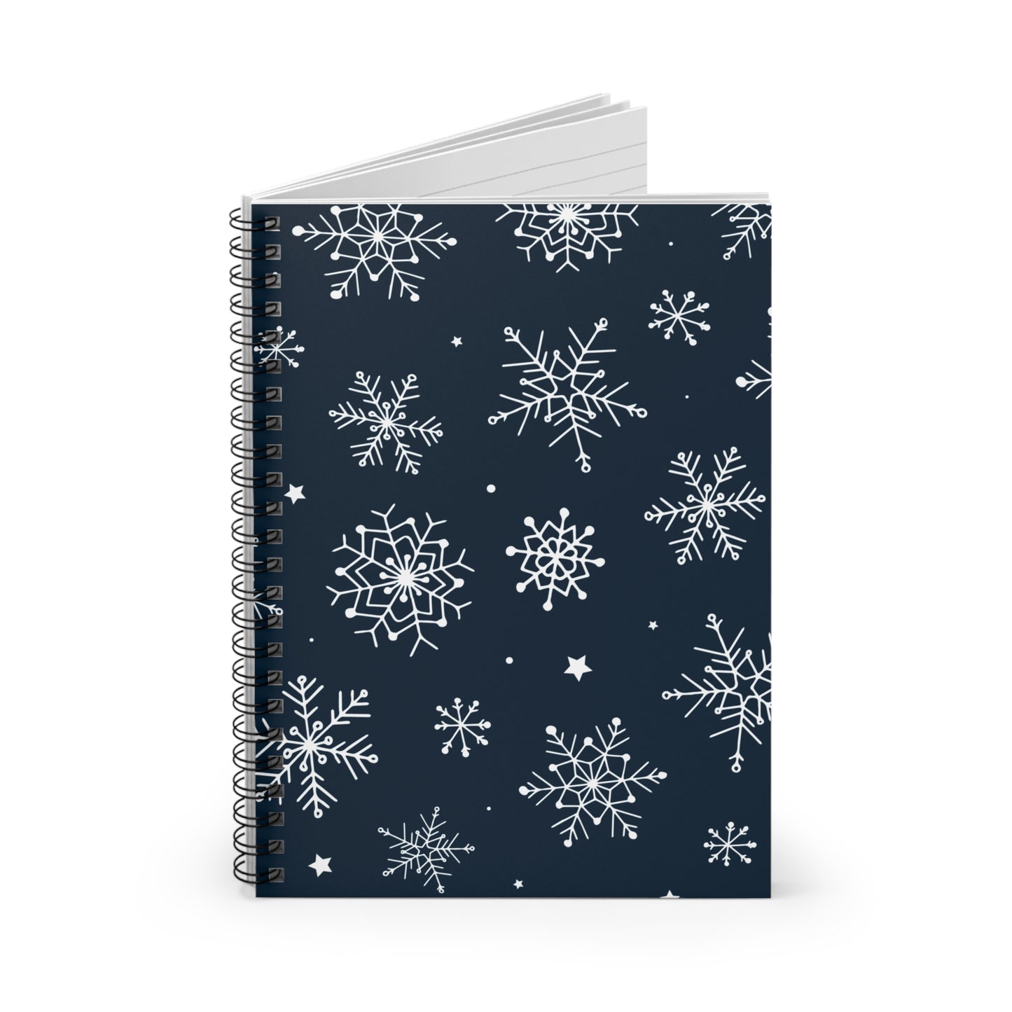 Snowflakes Spiral Notebook