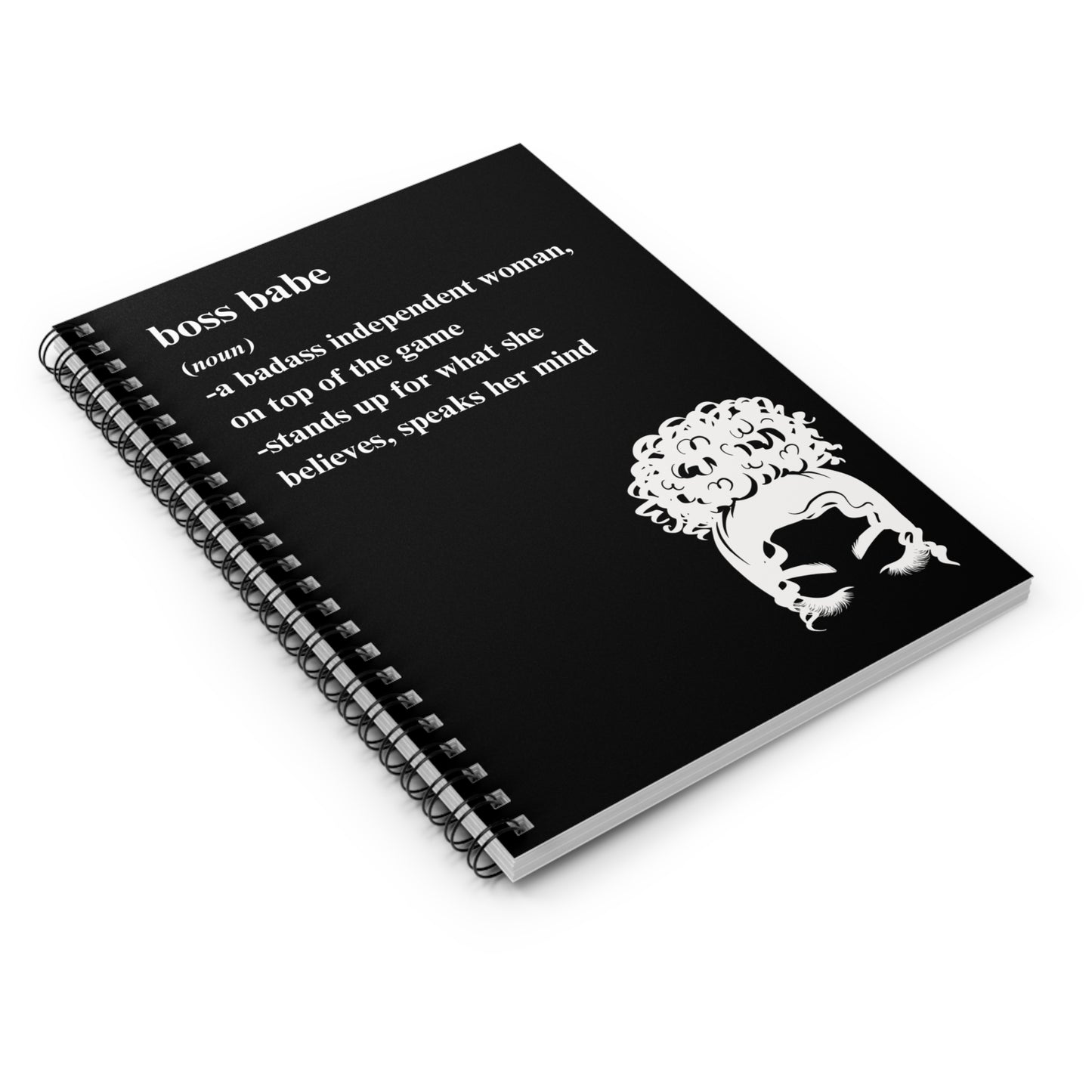 Boss Babe Spiral Notebook - Ruled Line