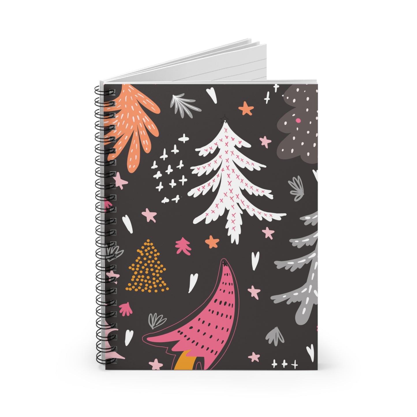 Christmas Trees Spiral Notebook