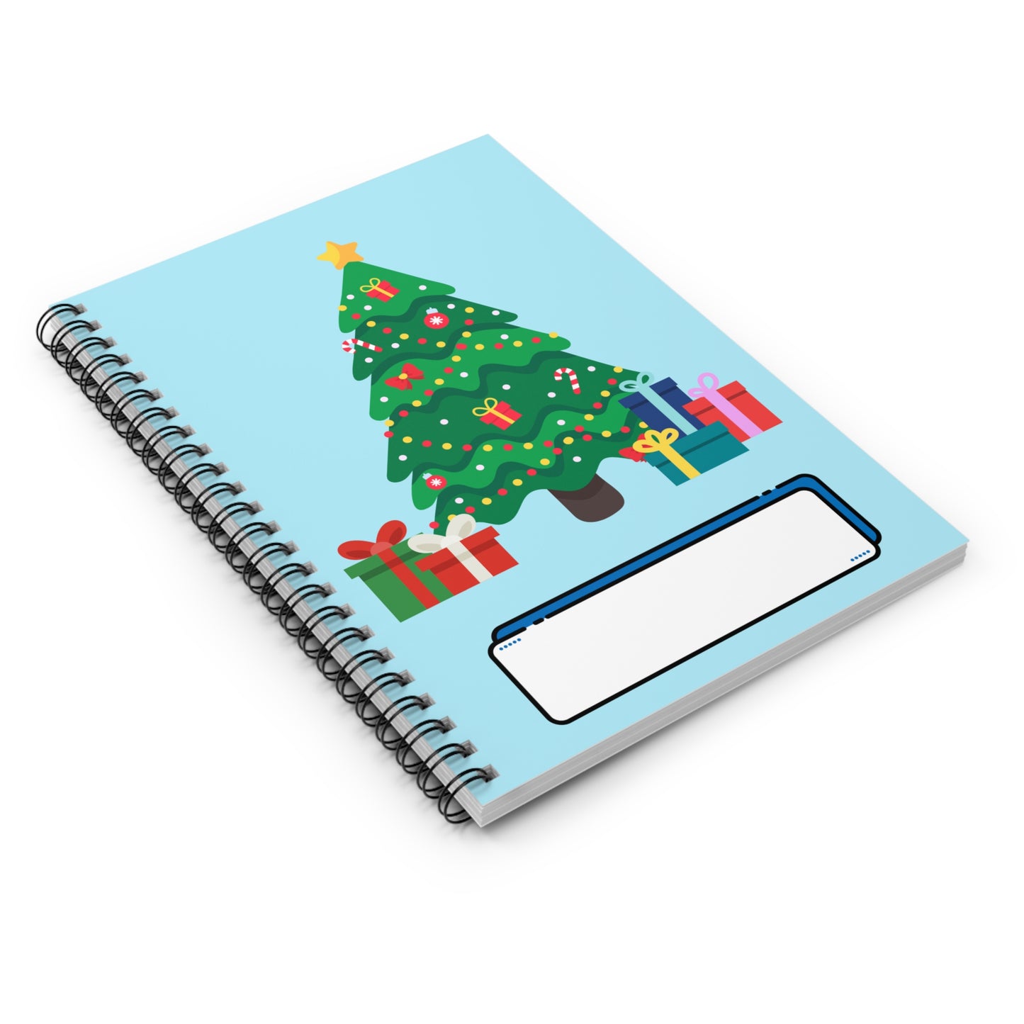 Children's Christmas Spiral Notebook - Christmas Tree