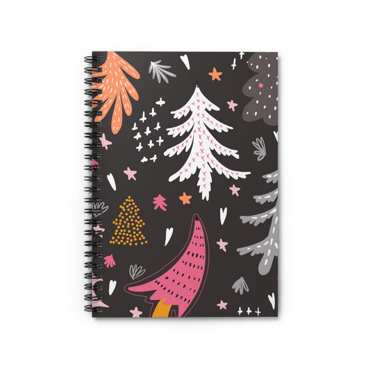 Christmas Trees Spiral Notebook