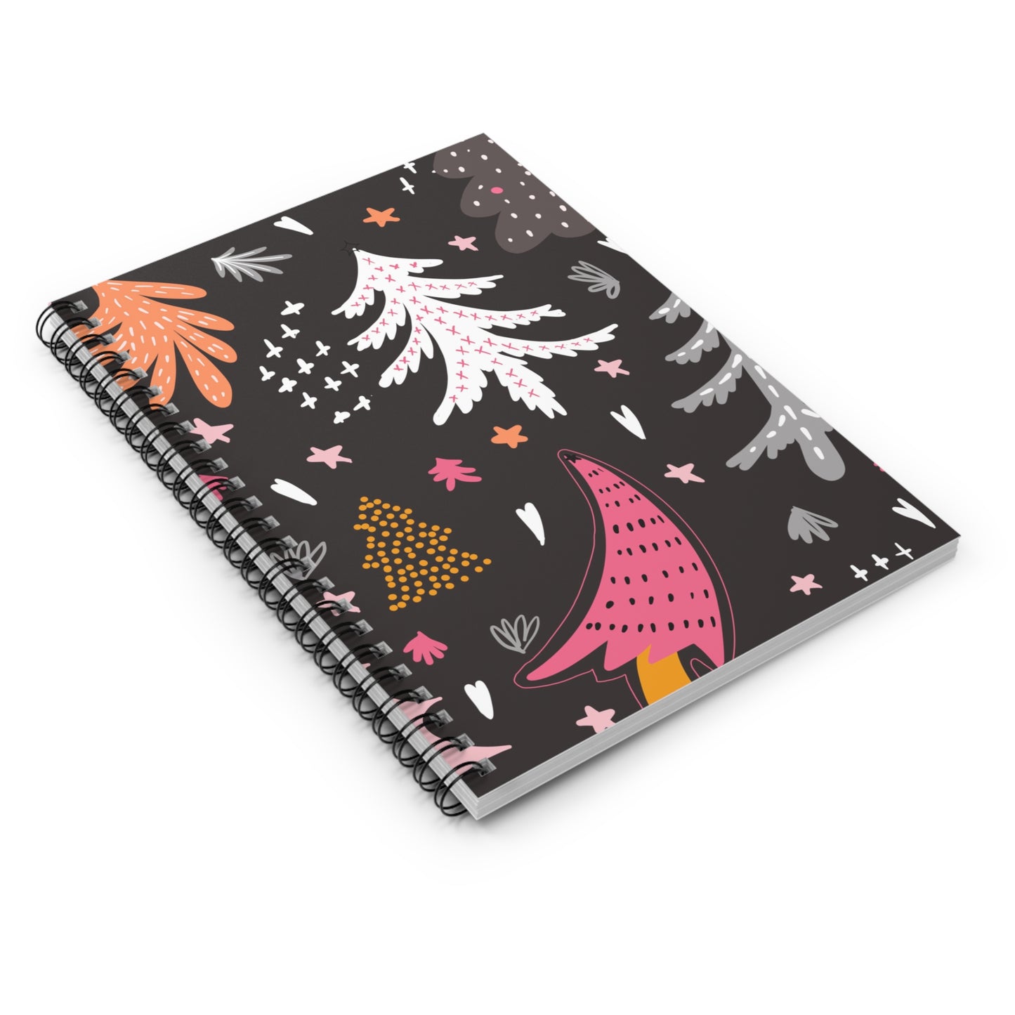 Christmas Trees Spiral Notebook