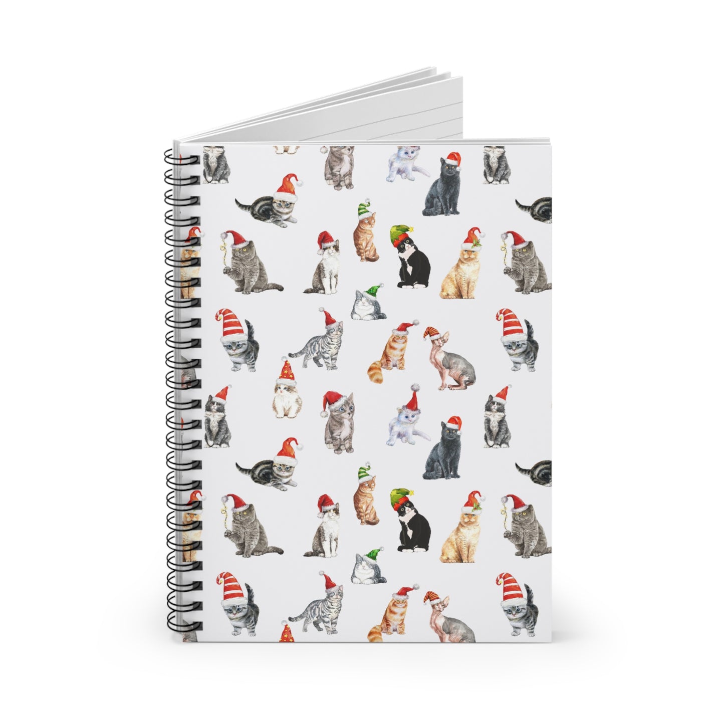 Christmas Cats Spiral Notebook