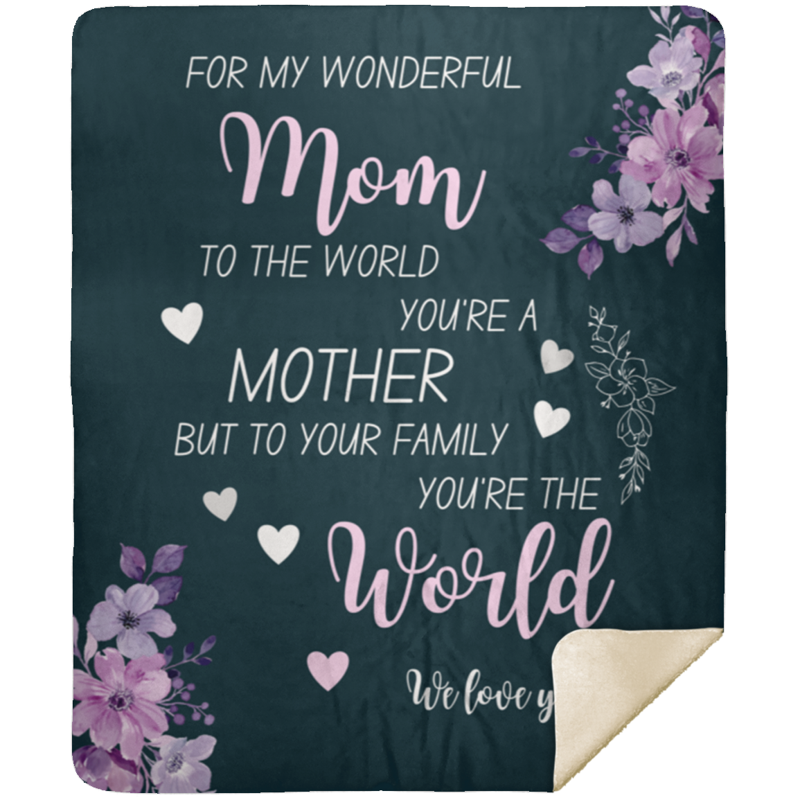 For My Wonderful Mom Blanket | Mother's Day Gift