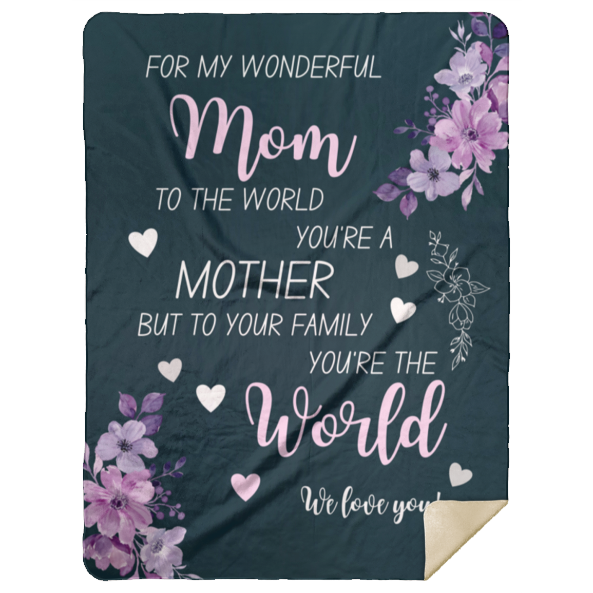 For My Wonderful Mom Blanket | Mother's Day Gift