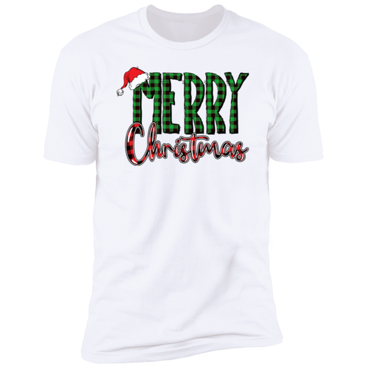 Merry Christmas Plaid T-Shirt