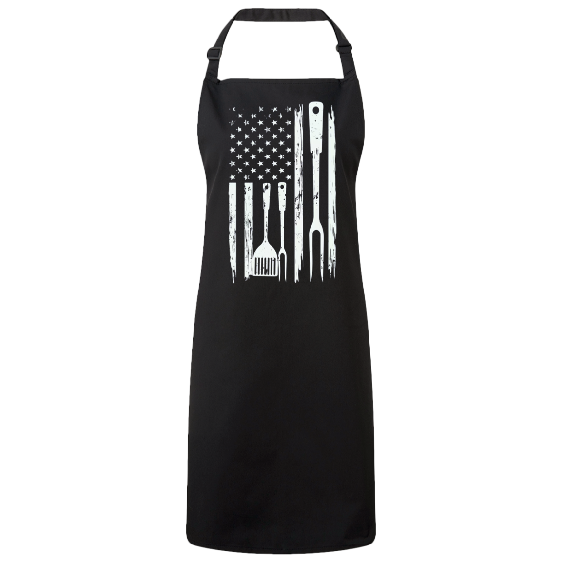 American BBQ Apron Black