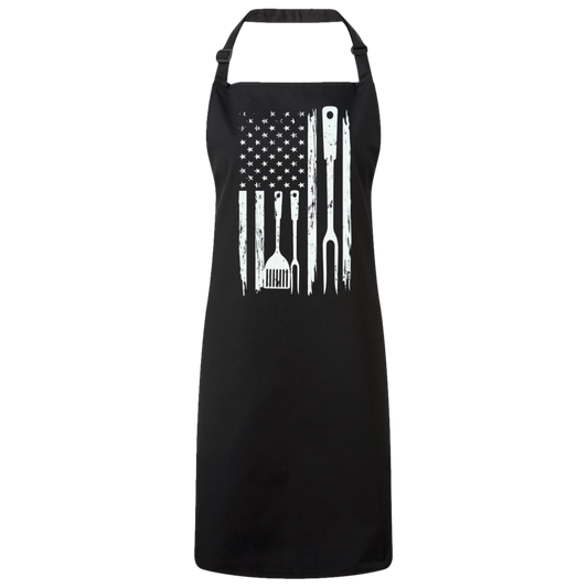 American BBQ Apron Black