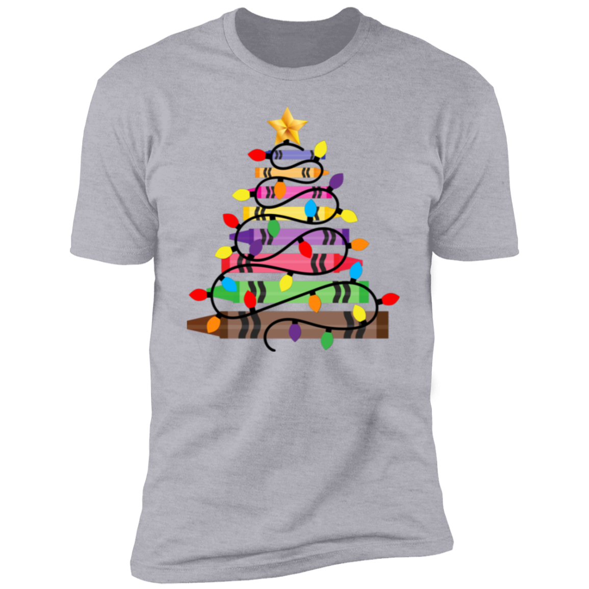 Crayon Christmas Tree Shirt