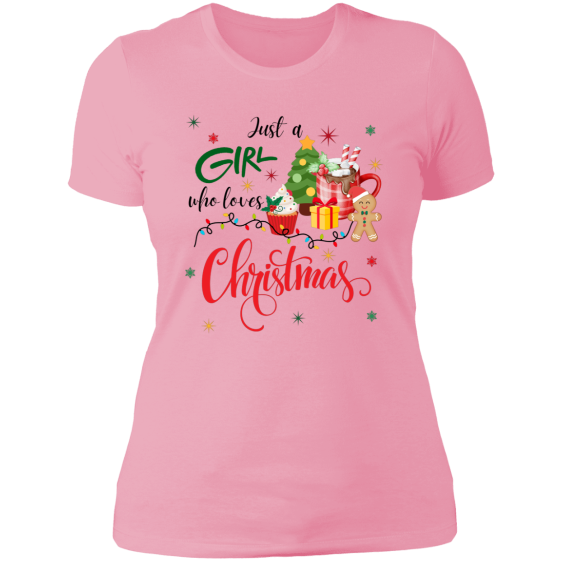 Just A Girl Who Loves Christmas Shirt