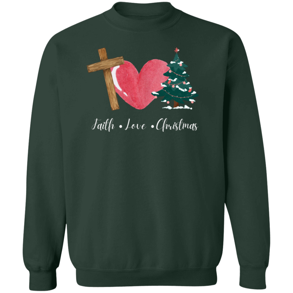 Faith Love Christmas Sweatshirt