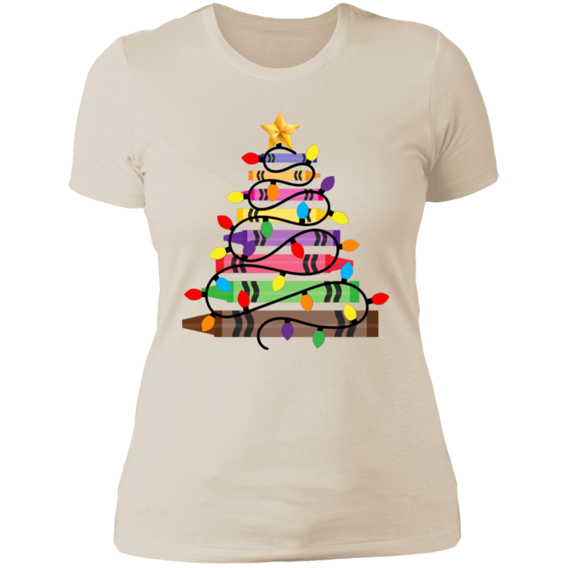 Crayon Christmas Tree Shirt