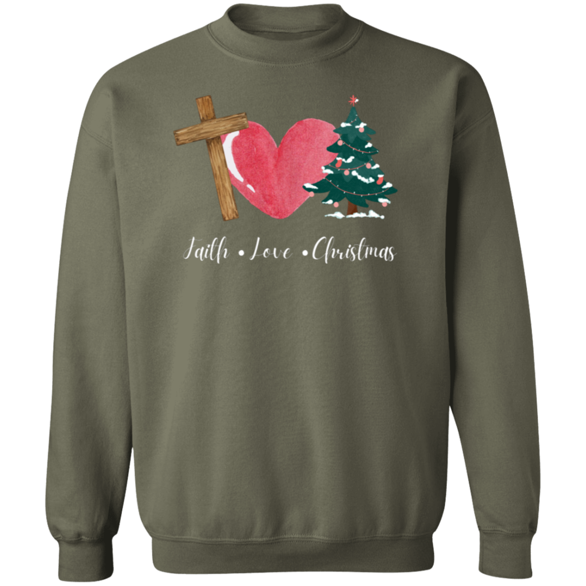 Faith Love Christmas Sweatshirt