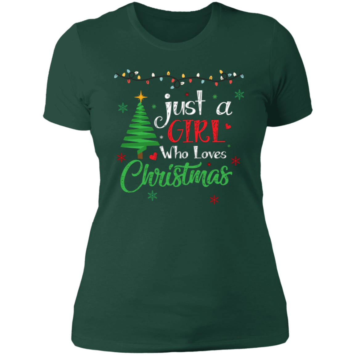 Just A Girl Who Loves Christmas Shirt