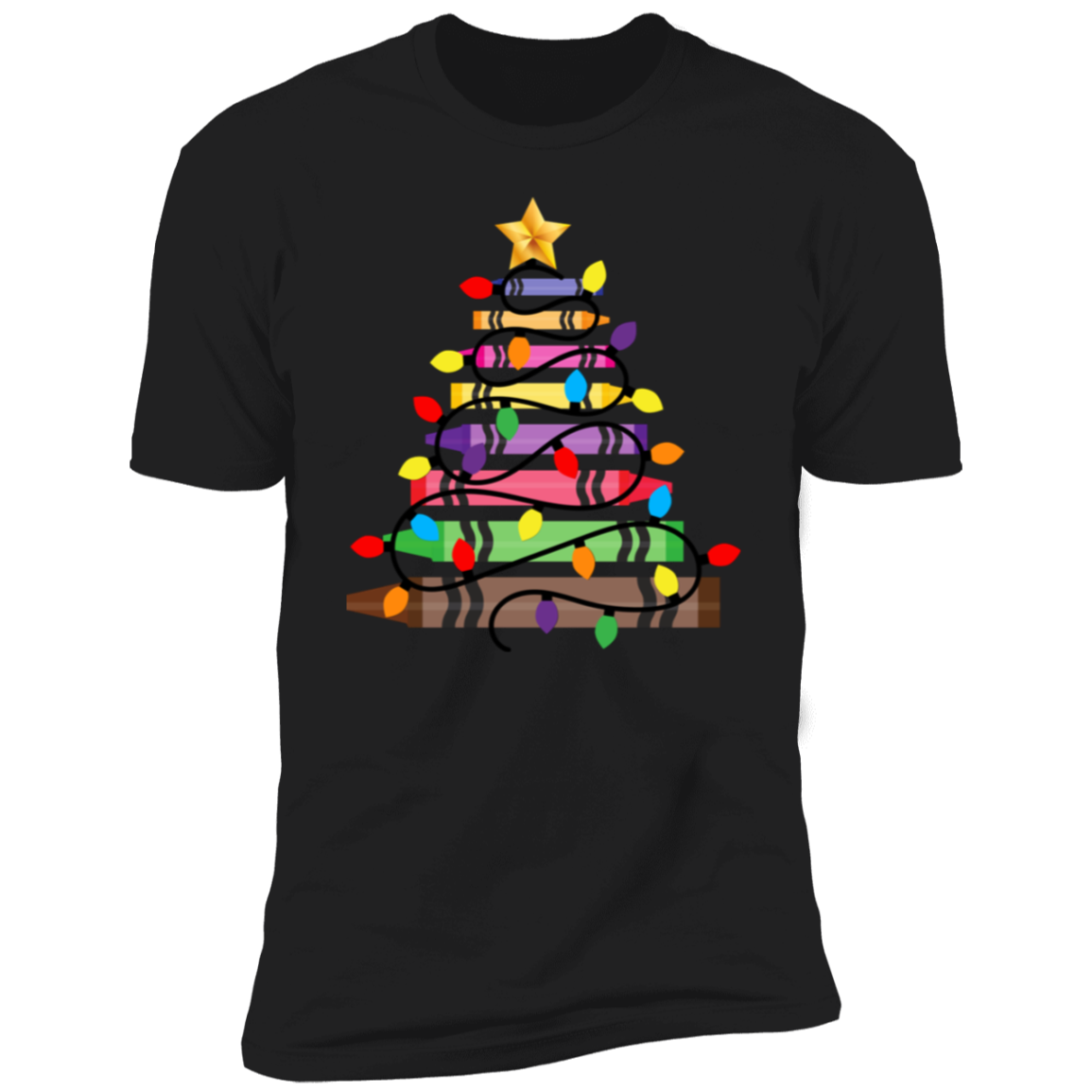 Crayon Christmas Tree Shirt