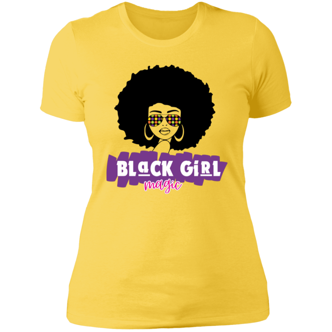 Black Girl Magic Boyfriend Style T-Shirt