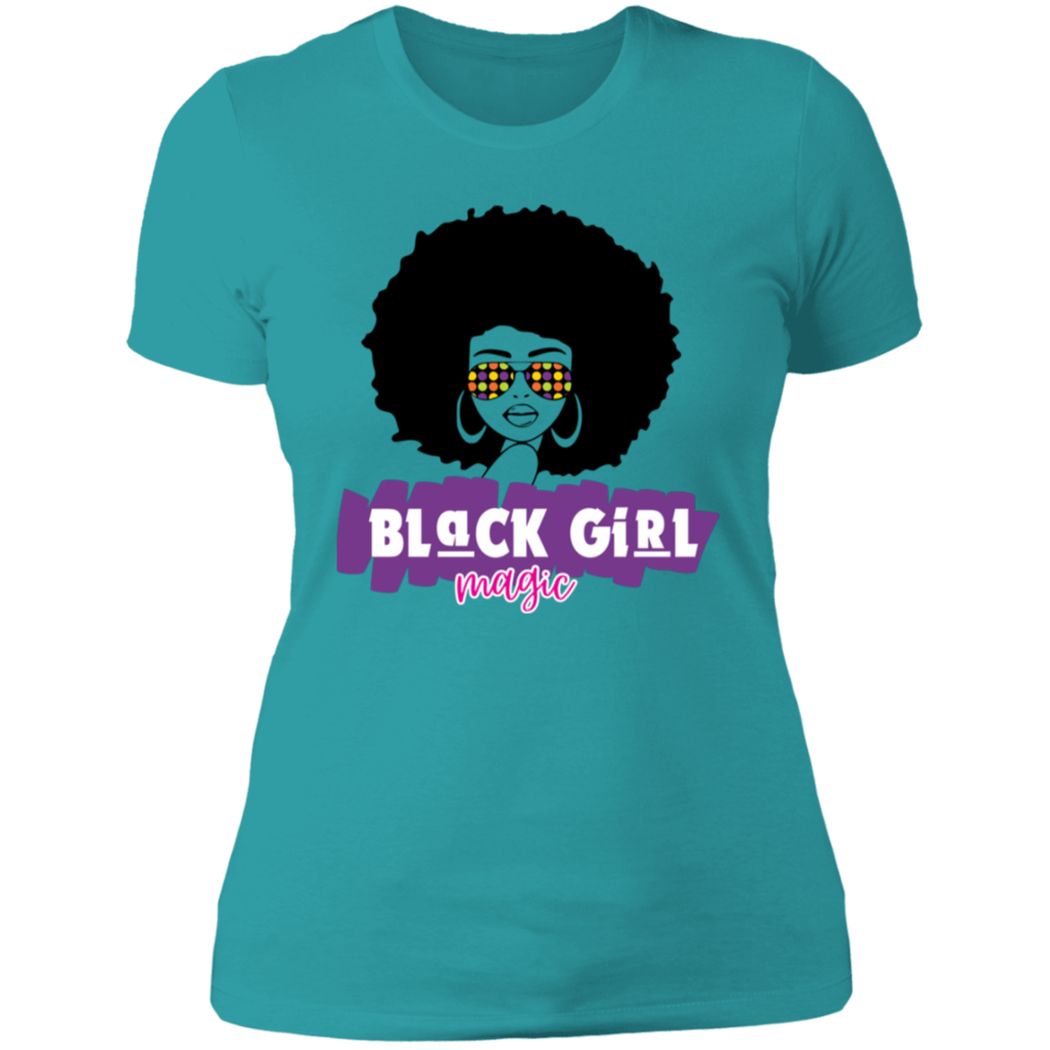 Black Girl Magic Boyfriend Style T-Shirt