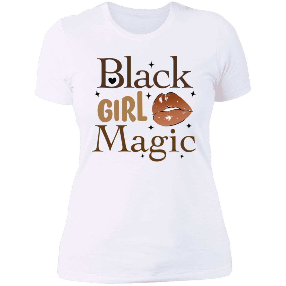 Black Girl Magic Boyfriend Style T-Shirt