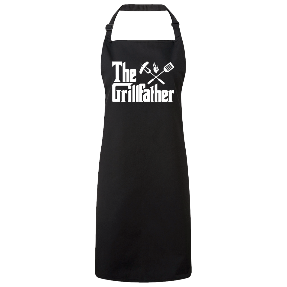 The Grill Father Apron | Black