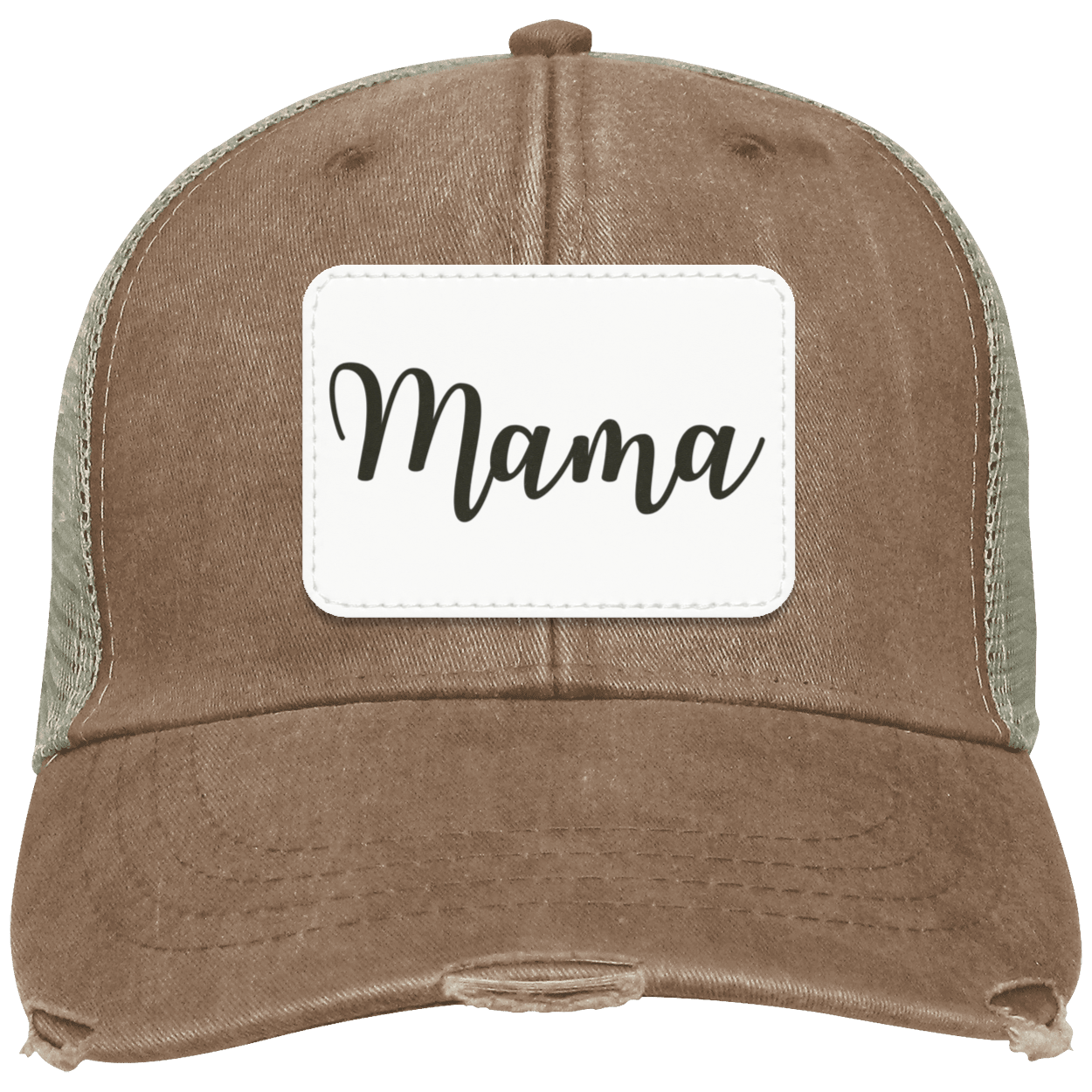 Mama Distressed Cap w/ Patch