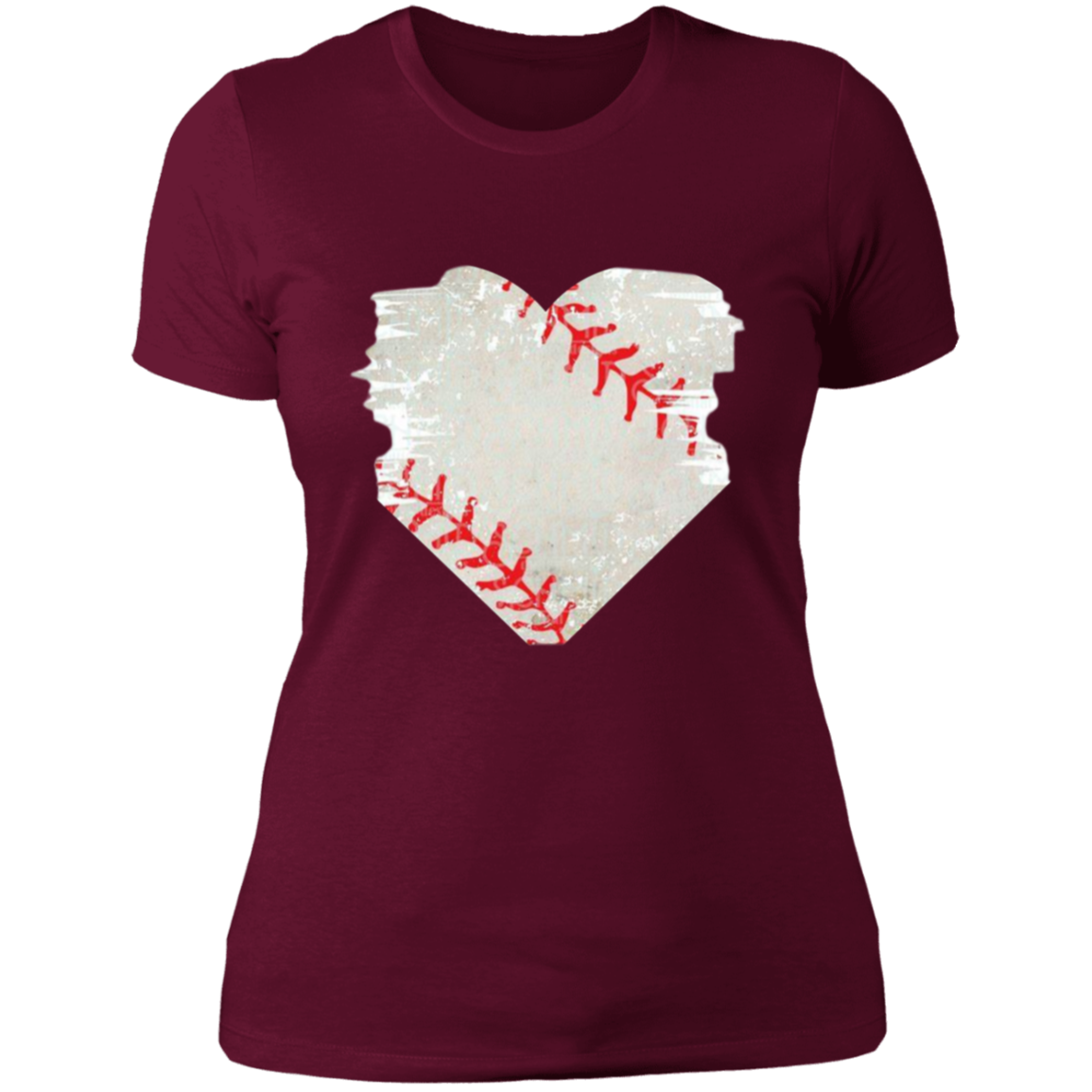 Heart Baseball Women's Shirt