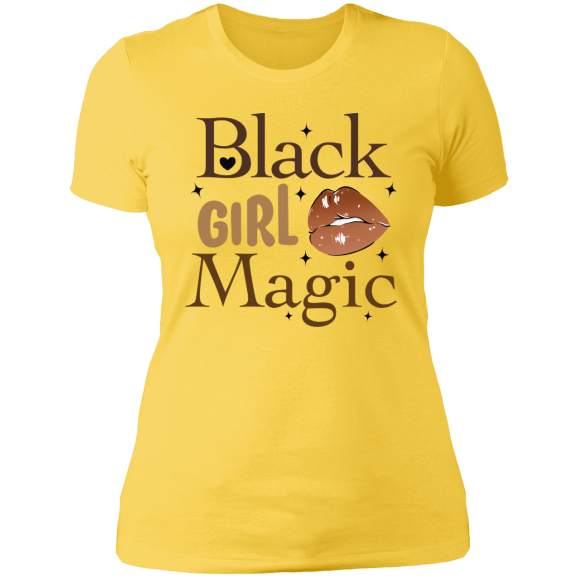 Black Girl Magic Boyfriend Style T-Shirt