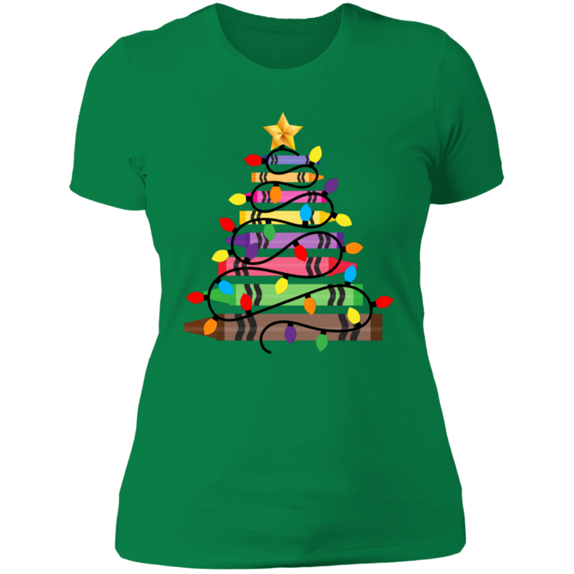 Crayon Christmas Tree Shirt