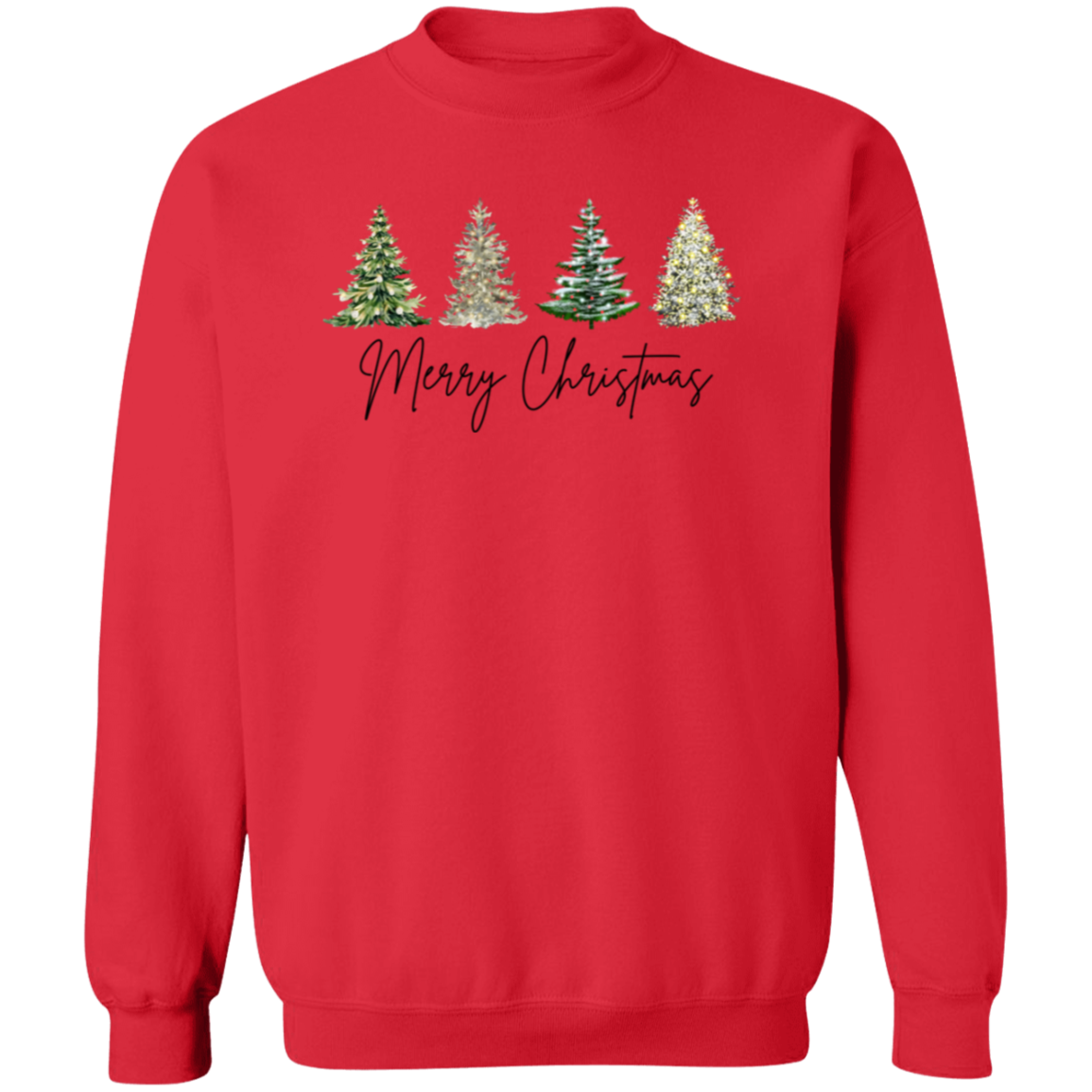 Merry Christmas Tree Sweatshirt