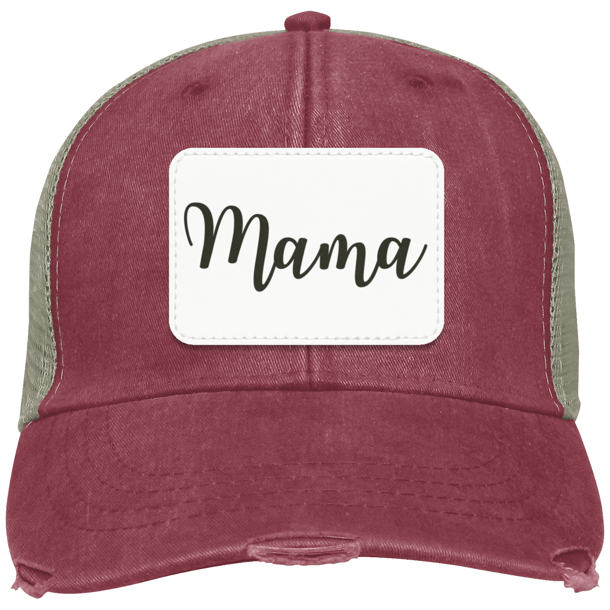 Mama Distressed Cap w/ Patch