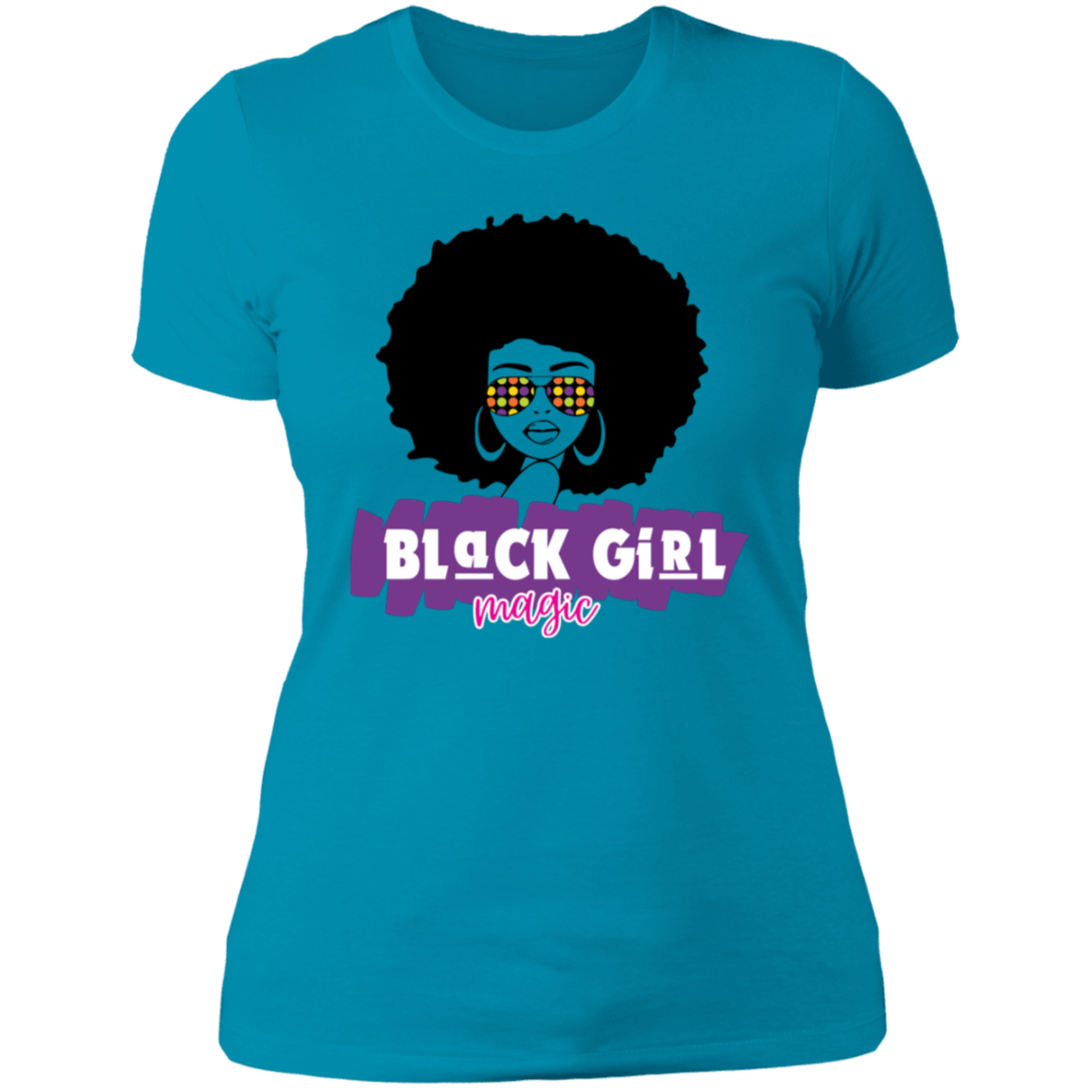 Black Girl Magic Boyfriend Style T-Shirt