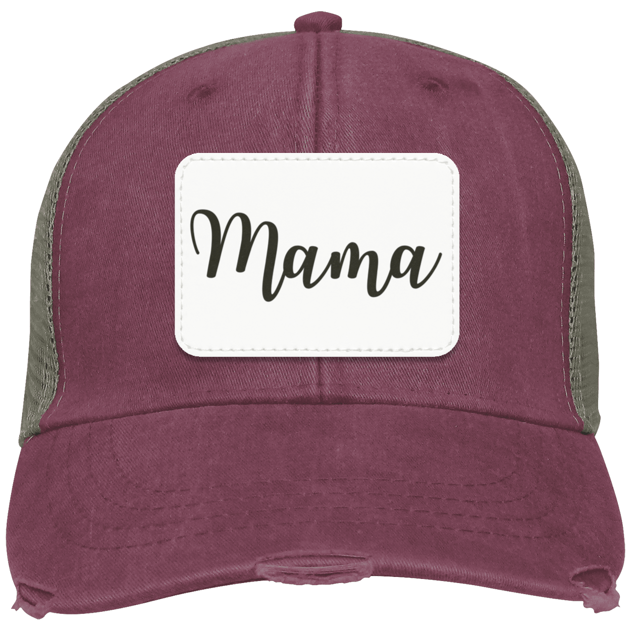 Mama Distressed Cap w/ Patch