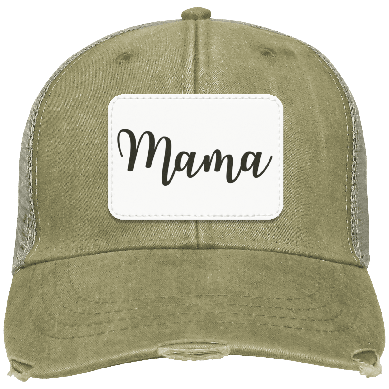 Mama Distressed Cap w/ Patch